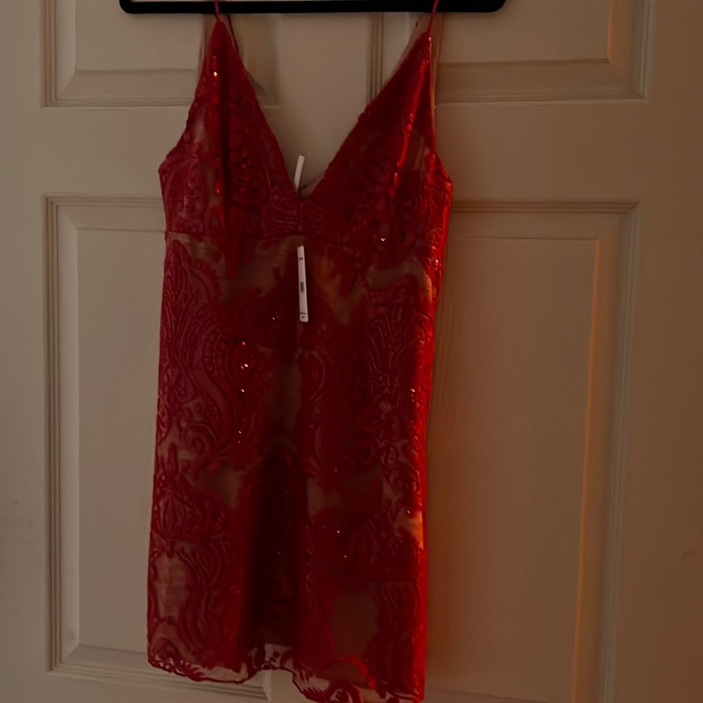 Free People sexy lace with sequin accents 6